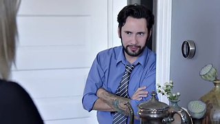 Bondage sub fucked during pussy licking bdsm threesome