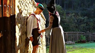 Hansel gets fucked by ugly witch