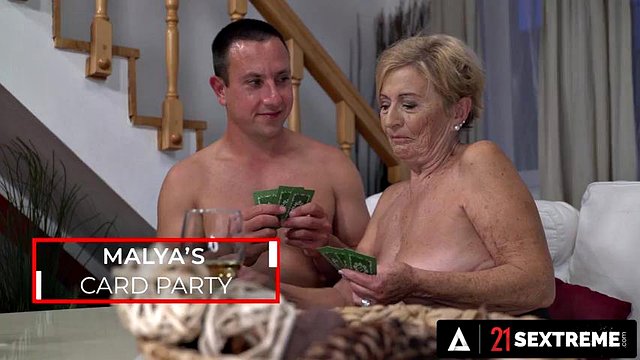 21 SEXTREME - Horny And Busty Grandma Gets A Sticky Facial After Rough Sex: Porn