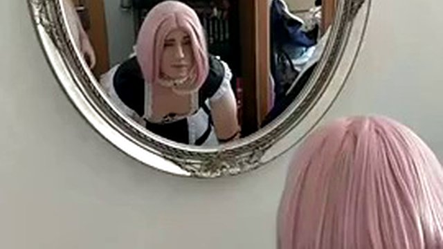 Maid fucked by chubby daddy and creampied