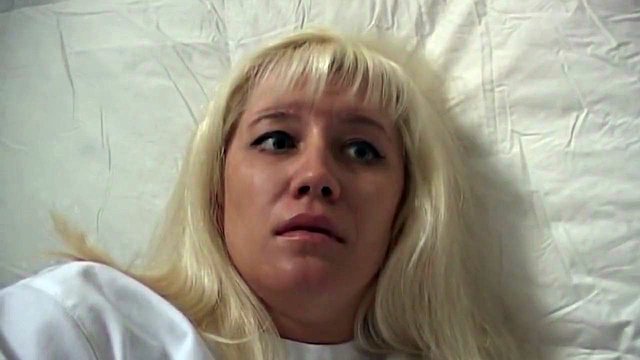Asia Blondi as Horny MILF Doctor Fists and Pounds Blonde Patient