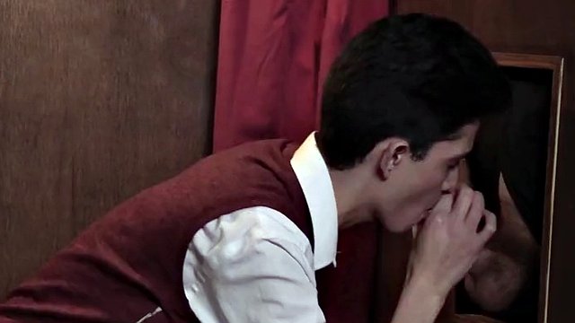 Yes, father - handsome dude is full of lust after seeing a colleague having hardcore sex