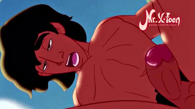 Hercules fucks AND creampies Aladdin (Gay Cartoon)