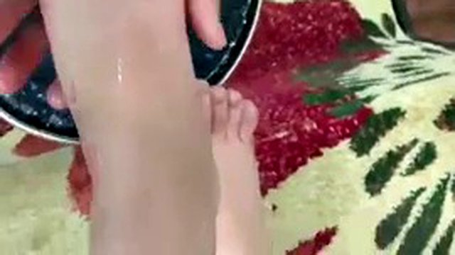 Foot gagging mega deep