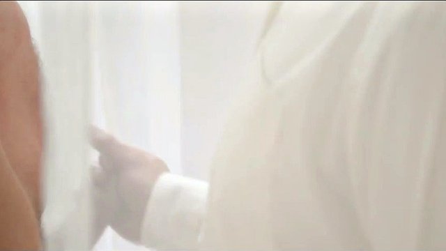 Gay perv doctor sucks his patient's big hard cock