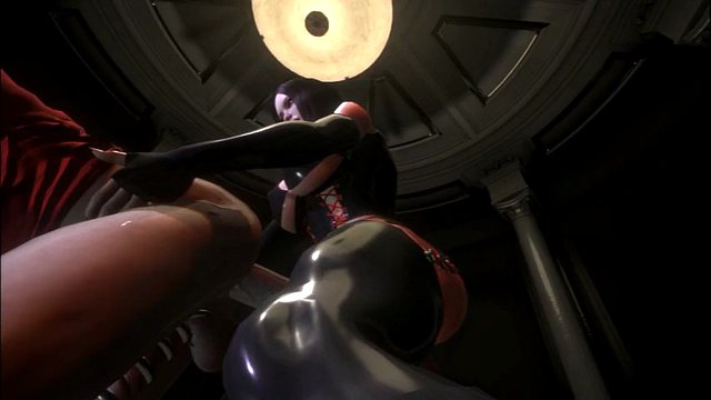 SFM VR 3D Futa 乳胶女主人乱搞奴隶肛门