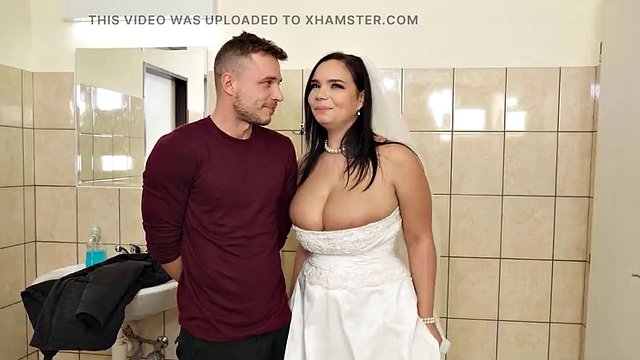 VIP4K. Being locked in the bathroom, the sexy girlfriend wastes no time and seduces a random guy