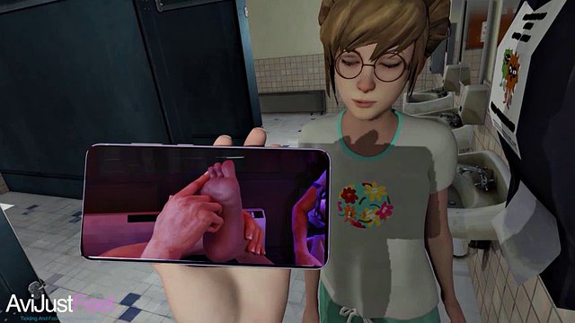 Kate Marsh tickles her feet by Victoria Life is Tickling
