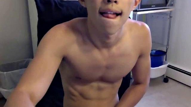 Young Cute Chinese Boy Cum