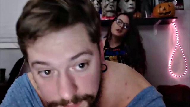 Chubby tranny fucks her boyfriend's ass