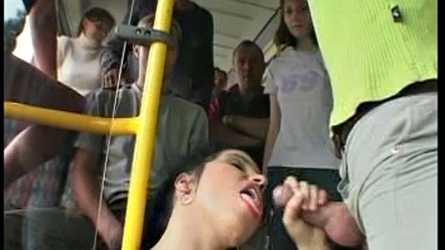 Laura Lion on a bus: Blowjob, Doggy & Cowgirl Porn