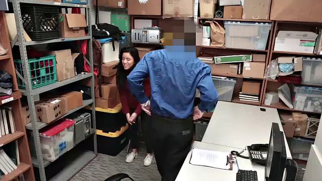 teen monica gets caught using a clever shoplifting trick