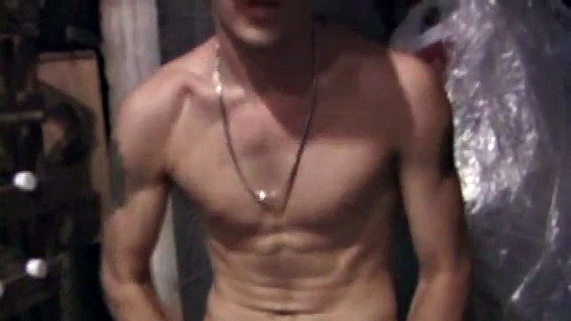Straight skateboarder Dakota is alone in a wine cellar, which is conveniently filled with a few straight porn mags. He unzips, pulls out his dick and gets it stiff in no time.