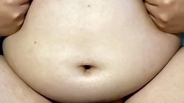 Chubby sissy gets sissygasm from nipple play