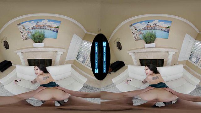 LETHAL HARDCORE VR - You Catch Tiny SAGE HUNTER Fucking a Dildo ft. Emma Rosie & Nick Strokes: Porn