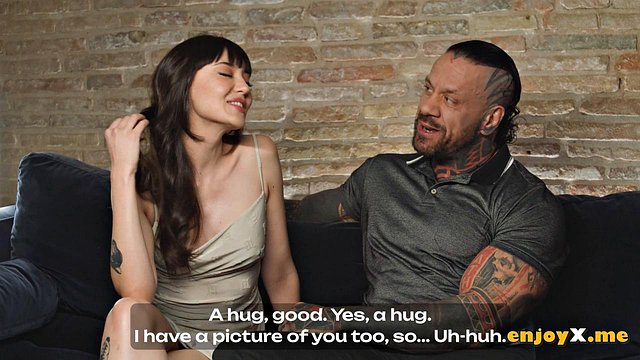 Tattooed Rob Diesel Pounds Brunette Catherine Knight Hardcore