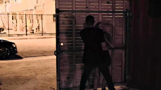 Extreme anal fuck with oil and metal bondage Poor Goldie.