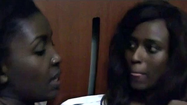 Two very hot black lesbian girls fram Africa