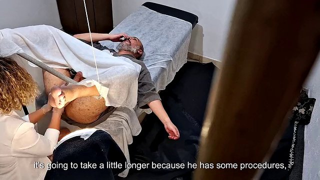 He went to the doctor to have his prostate examined, but the doctor stuck the strapon in his ass