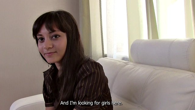 tries babe on porn casting