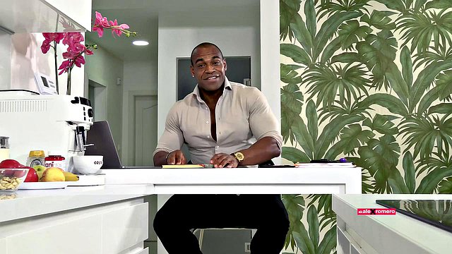 Alex Romero's BBC Deepthroated by Lingerie MILF Talia Mint