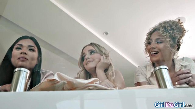 Busty MILFs Codi Vore, Freya Von Doom, Liv Revamped, and Summer Col Form a Steamy