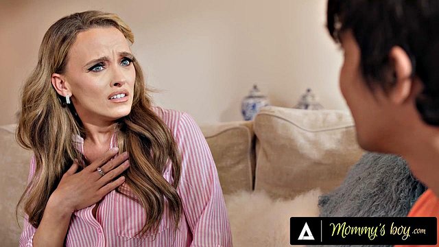 MOMMY'S BOY - Stacked MILF Pristine Edge Hard Fucks Horny Teen