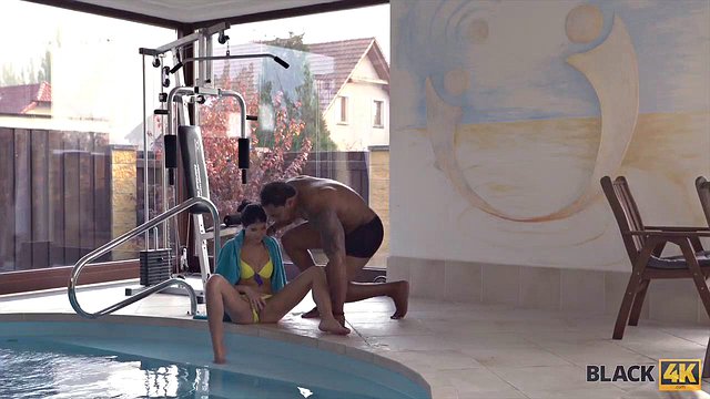 Franco Roccaforte Fucks Brunette Madelina Chavez Poolside