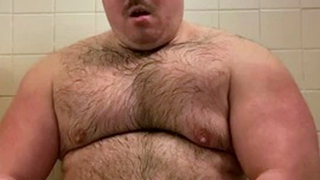 Befy bear cub jerks off