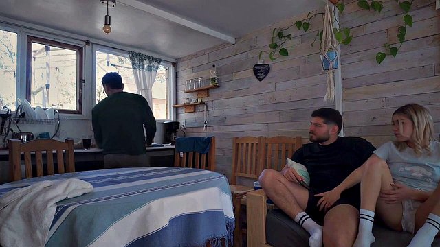 Brothers Catch Girlfriend Kissing