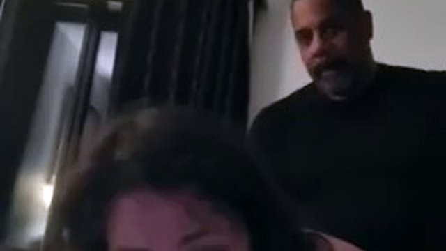 Fuck my ass, daddy! Mature BBW sub slut Kittenbritches sucks dildo while getting rough anal from BBC
