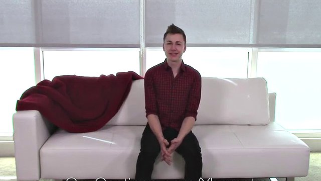 His gay casting ended with anal and a facial