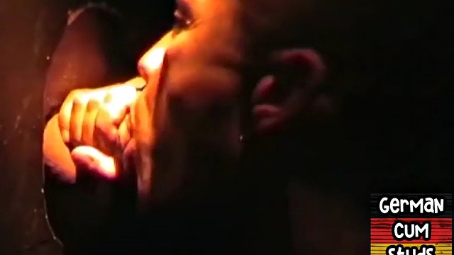 Real German Gloryhole lover sucks cock 4 closeup facial
