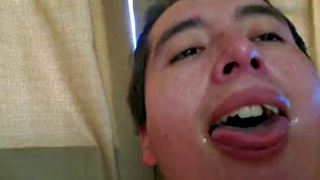 My first time swallowing my nurse's cum! - Mature daddy feeds his boy with his delicious soft cock