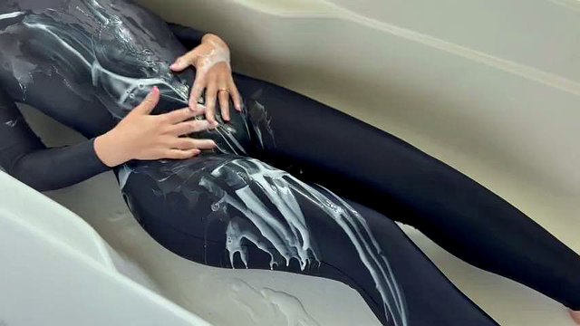 Cum hungry Teen Endlessly Pumped with Slime