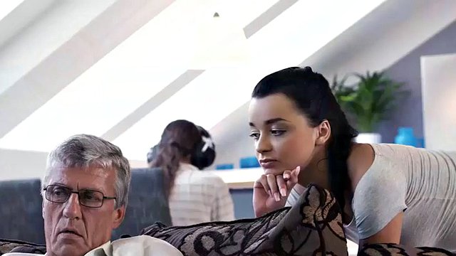 VIP4K. Ukrainian Erica Black cant tempt BF but has sex with stepdad
