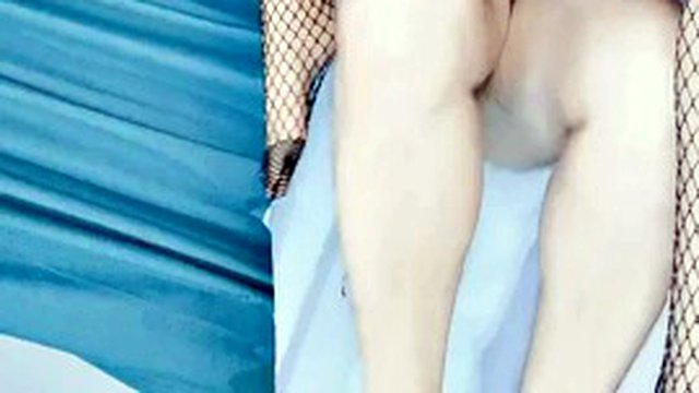 The alluring young woman in black stockings shows her face during the live broadcast in China and has sex with her elder brother. The live broadcast excites her wolf friends. She looks so sexy when she gives oral sex to a big cock, making her elder brother cum in various positions without a condom.