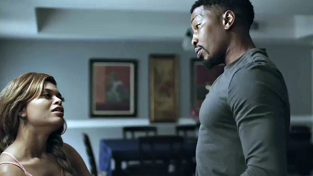 21 year old petite black stepdaughter gets fucked by her BBC stepdad