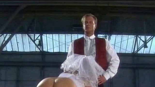 MMF threesome with elegant bride