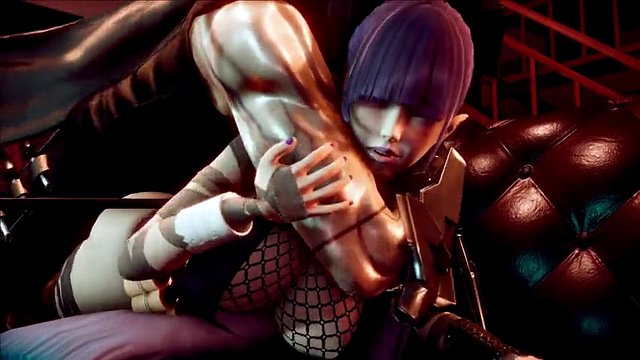 Ninfapzu the miss Ren Kinome riding a huge monster cock in her tight pussy final technique secret jutsu buttocks dripping cun