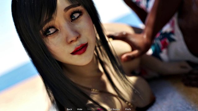 LISA #37b - Am Strand mit Byron - Pornospiele, Hentai 3d, Erotikspiele, 60 Fps
