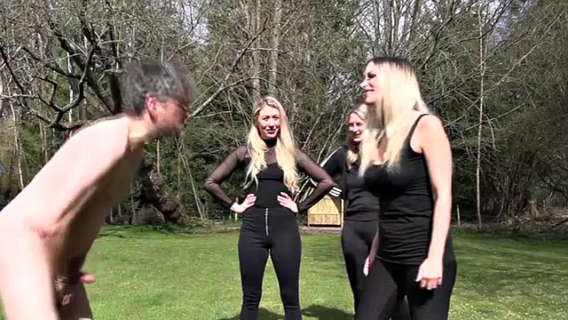 Ball Busting World: Nikki Whiplash, Mistress Parish - We want to kick your balls