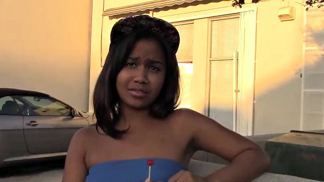 TrikePatrol – Mixed Ebony Asian Fucks First Big White Dick