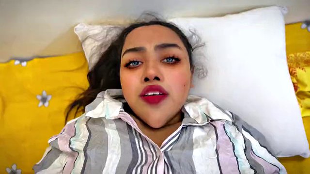 I fucked my mother's Latina girlfriend, when she was alone in bed, & my mom was in the bathroom (I soiled her body with Hot cum)