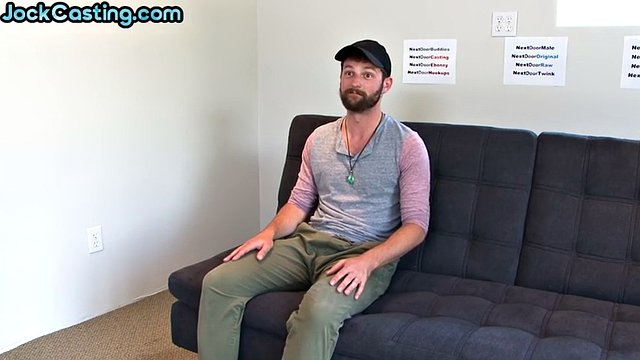 Solo anal stud plays with asshole and jerks cock at casting
