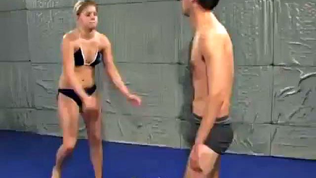 Wrestling mixed, a nice one: Big Tits, Big Ass & Babe Porn
