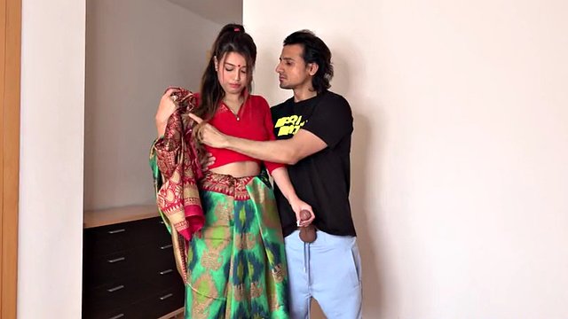 Beautiful big ass indian maid girl in saree fucked by her saheb