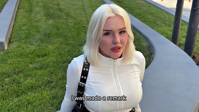 Russian Stranger Pounds Blondessa to Facial Cumshot