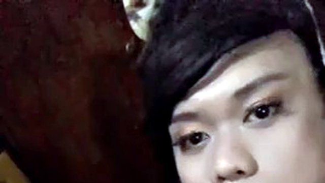 Crossdresser indo leopard sexy outfit masturbation