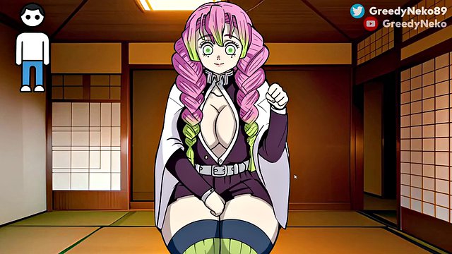 Mitsuri Kanroji harika seks yapıyor (Waifu ile Kachipun)